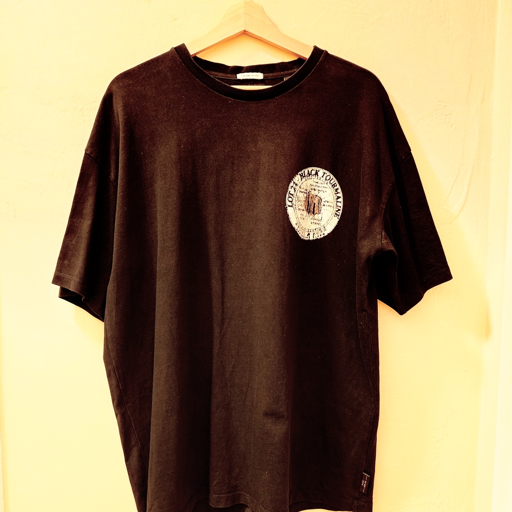 Scotch and Soda Lot 22 Amsterdams Blauw XXX  Black Tourmaline Graphic T-Shirt L